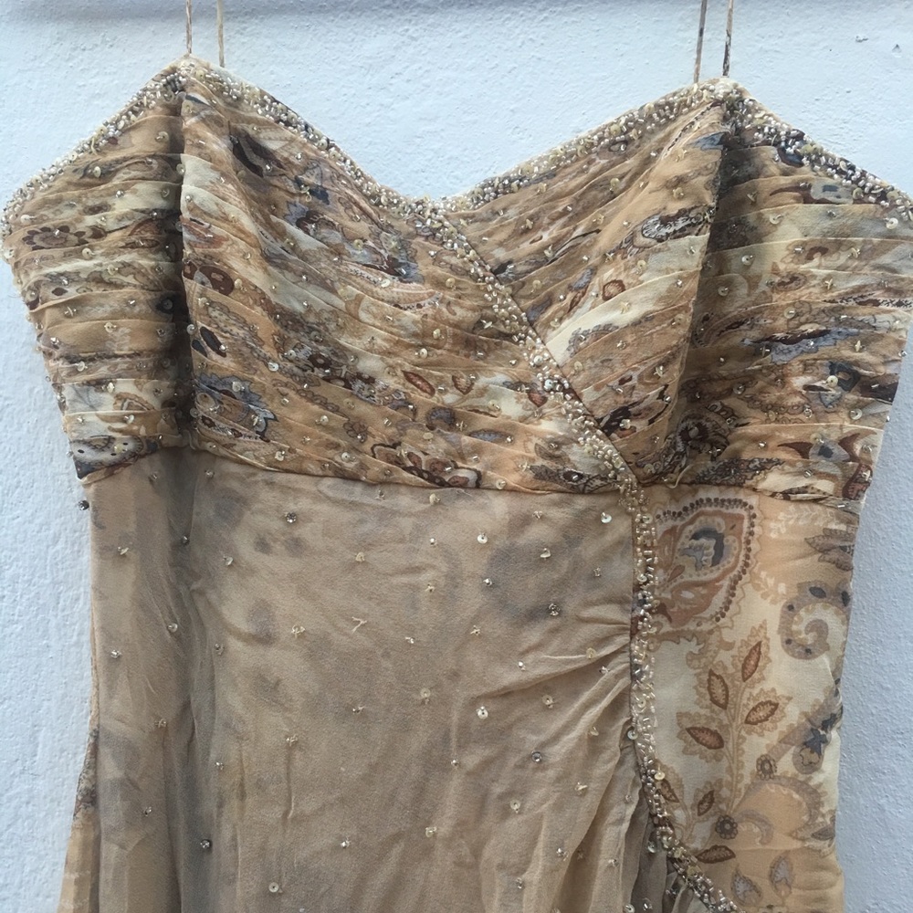 VINTAGE - Spaghetti strap sequin dress